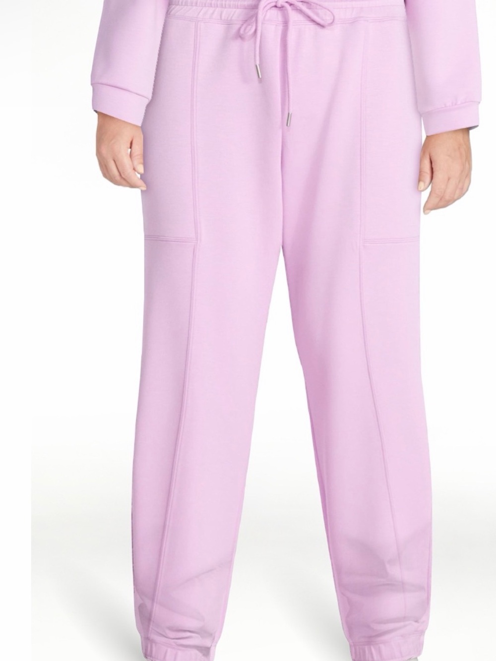 Scoop NYC Lavender Drawstring Jogger Pants